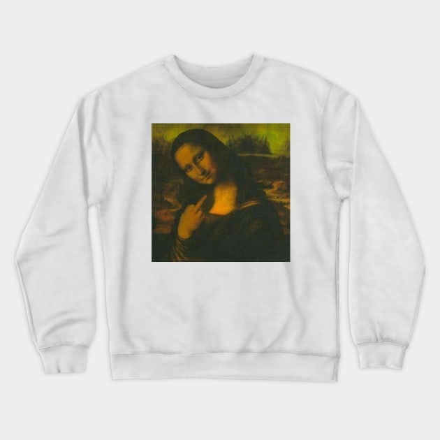 Mona Lisa T-shirt Crewneck Sweatshirt by T-shirtby luma